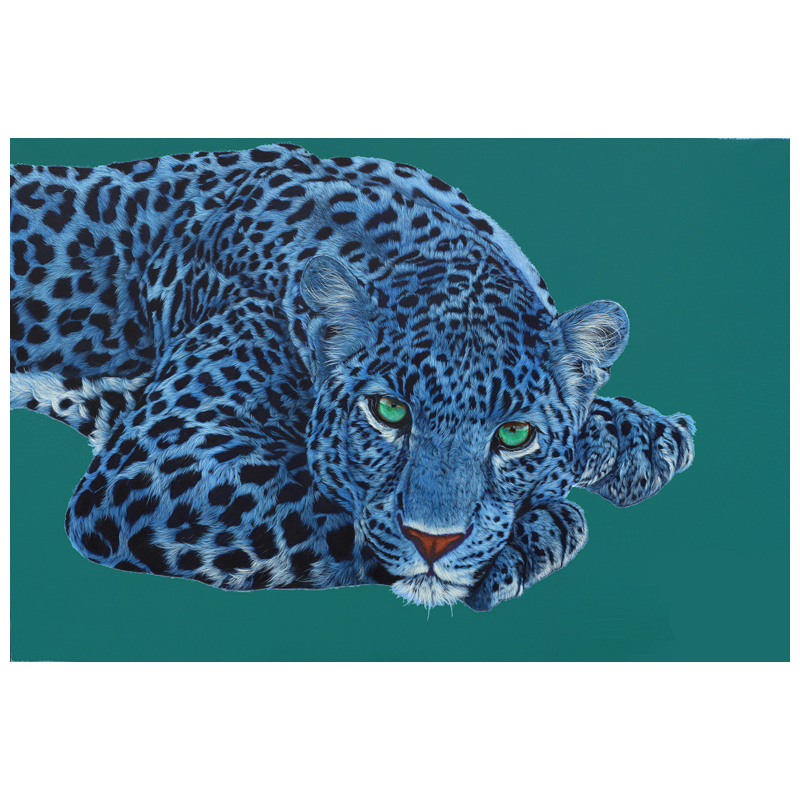 Картина Blue Leopard