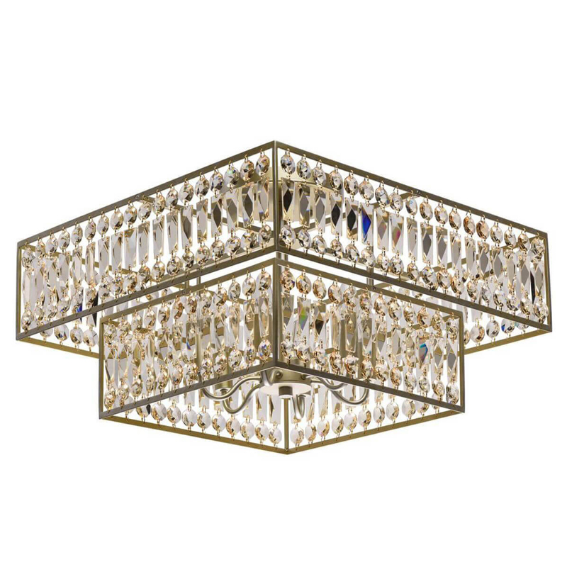 Потолочный светильник Crystal Inserts Lamp amber 6