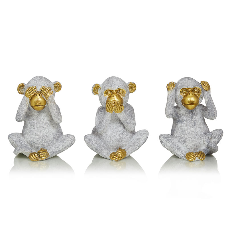 

Комплект из 3-х статуэток Three Monkeys