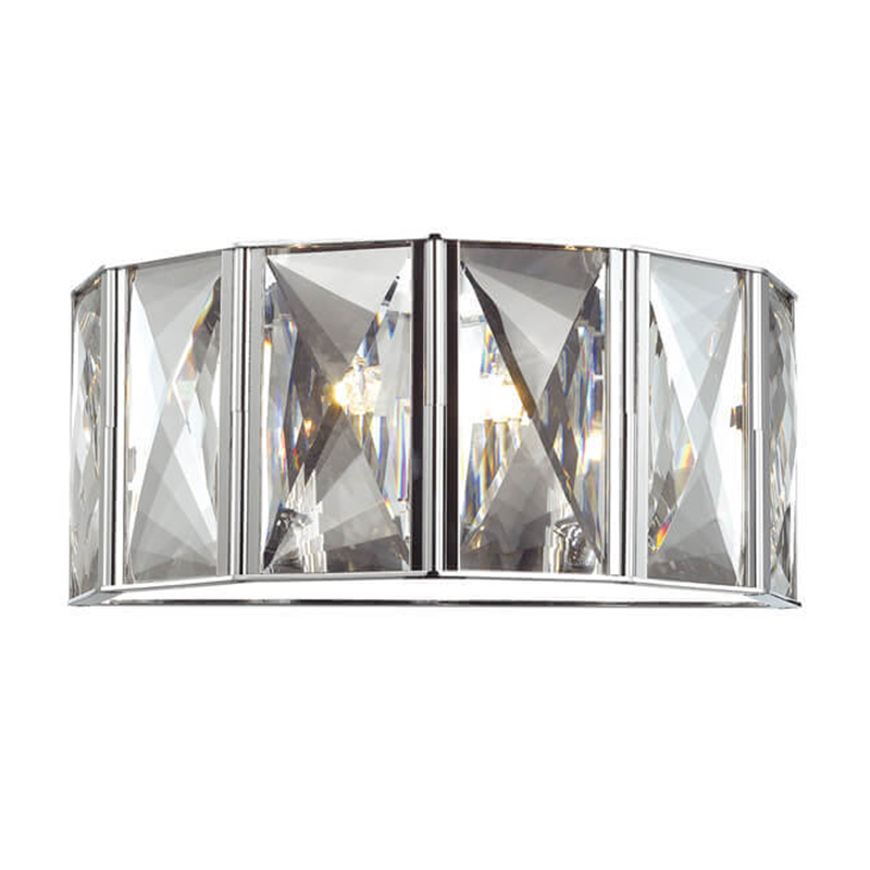  Tiers Crystal Light Chrome   (Transparent)   | Loft Concept 