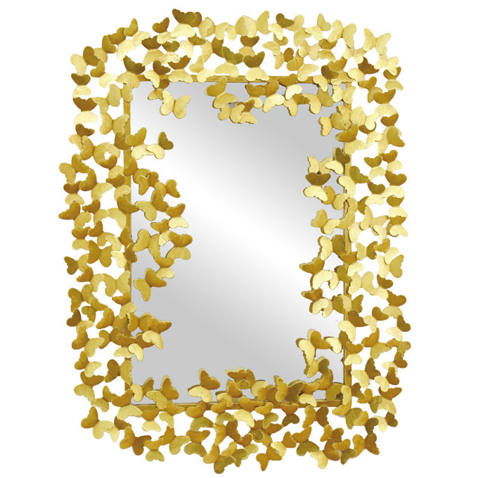  Golden Butterflies Mirror    | Loft Concept 