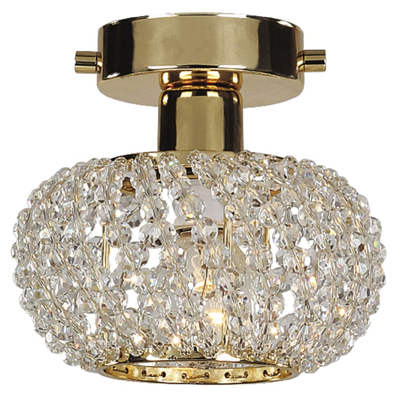 

Потолочный светильник с плафоном из хрусталя Cocoon Gold