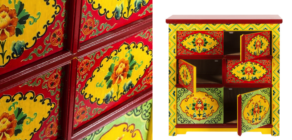 Комод в китайском стиле Chinese Multicolor - фото