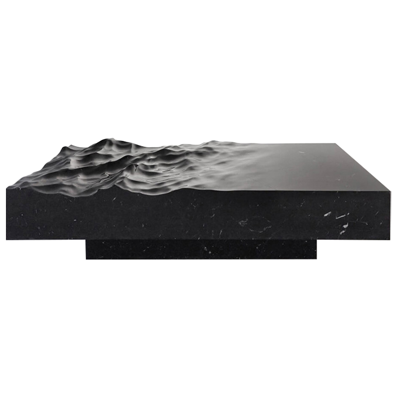    Mathieu Lehanneur Sculpts Ocean Memories Square Black   Nero   | Loft Concept 
