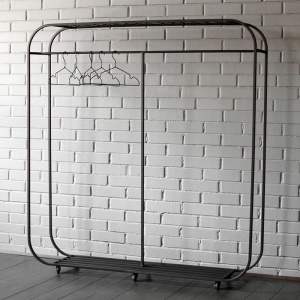 Рейл Hughes Industrial Metal Rust Clothes Rail