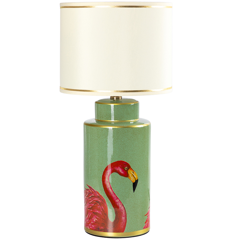   Flamingos Green Lampshade      | Loft Concept 