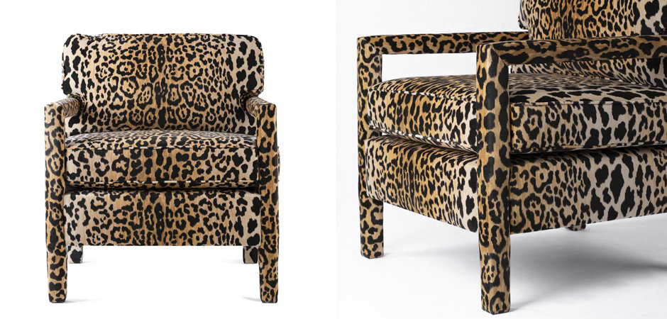 Кресло Leopard Parsons Chair - фото