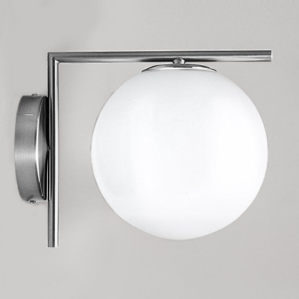 IC Lighting Flos white ball IC C/W Chrome     | Loft Concept 