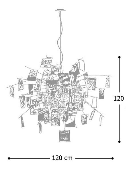 Светильник Zettel Z 5 Ingo Maurer text в Москве