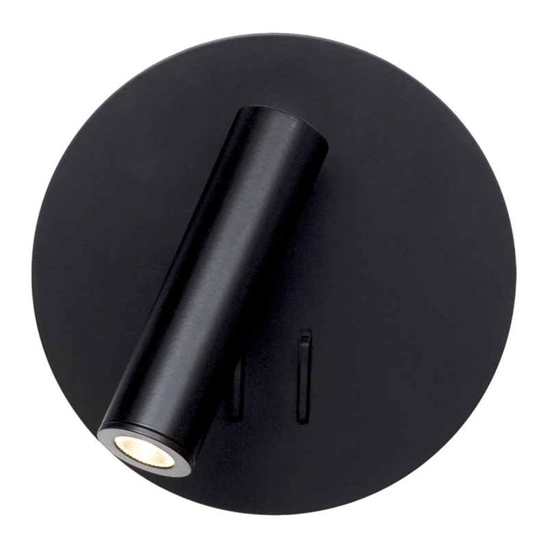   Black Circle Spot Wall Lamp    | Loft Concept 