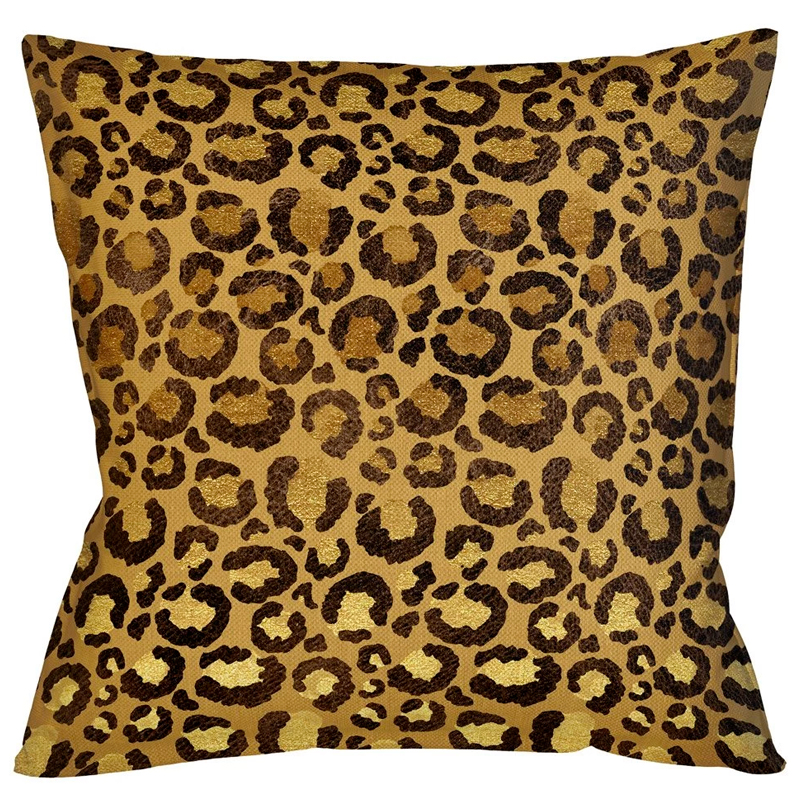 

Декоративная подушка с леопардовым принтом Wild animals