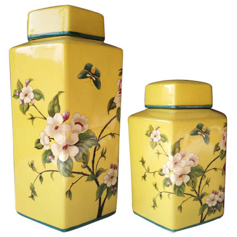    Ceramic Yellow Garden Vase  ̆    | Loft Concept 