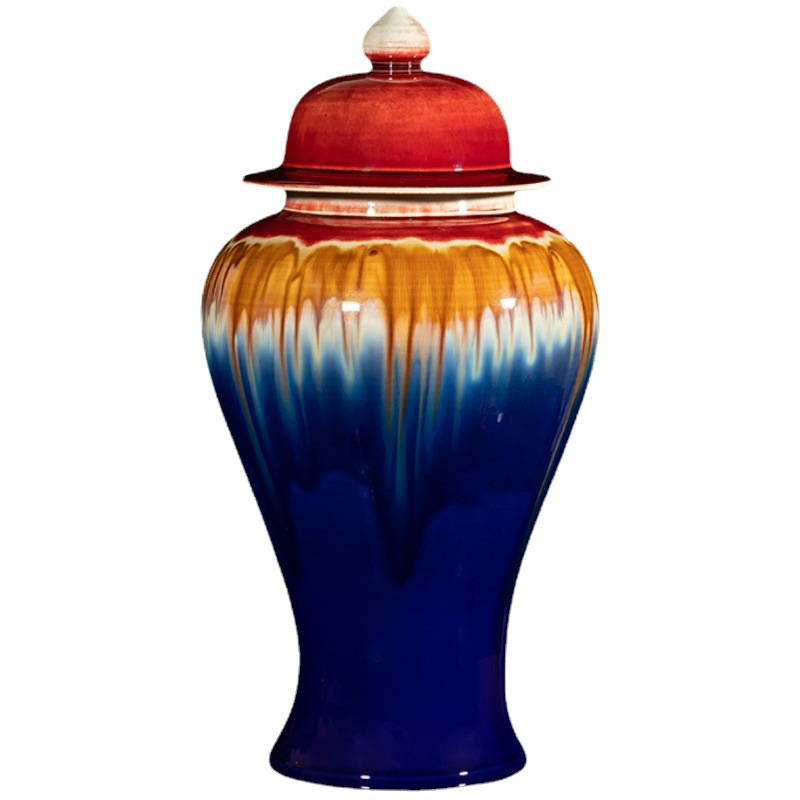  Deep Blue Colored Rainbow Vase      | Loft Concept 
