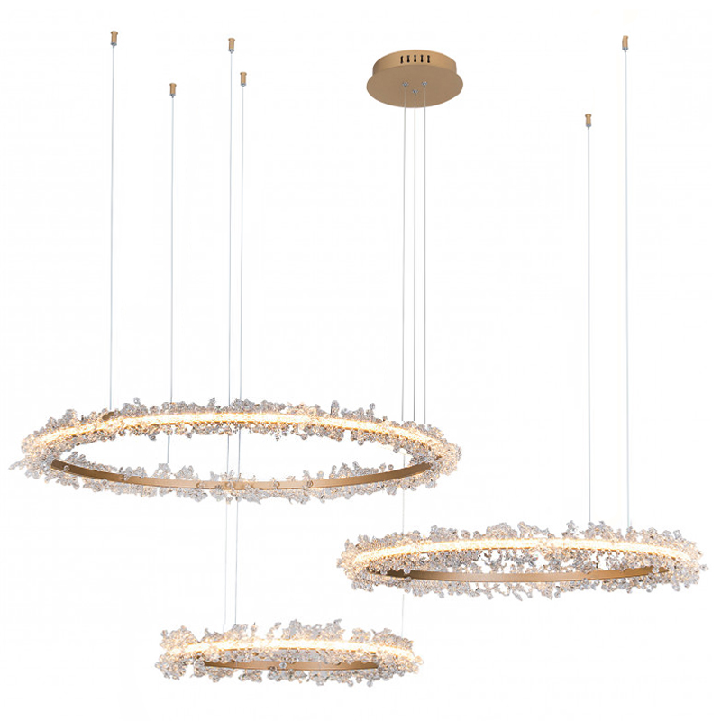  Crystal round chandelier  3         | Loft Concept 