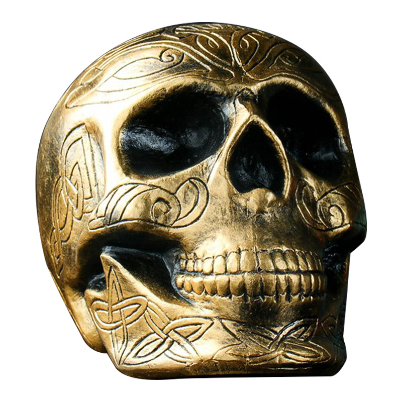 Golden Skull with Pattern    | Loft Concept 