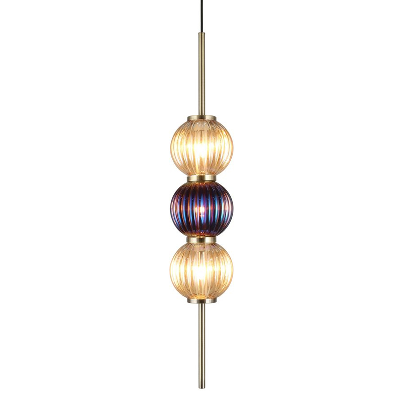 

Подвесной светильник Shell Beads с цветным стеклом