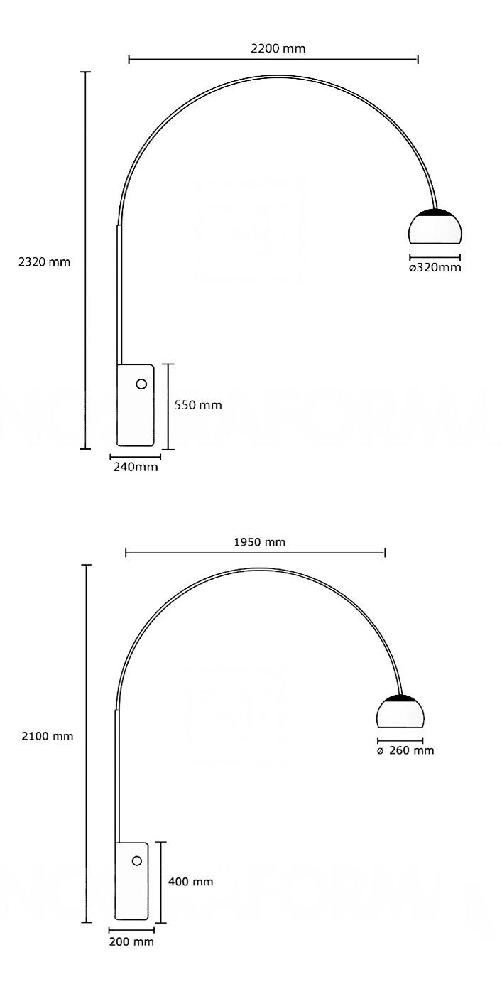 Торшер Flos Arco в Москве