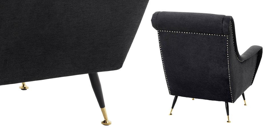 Кресло Eichholtz Chair Giardino Black - фото
