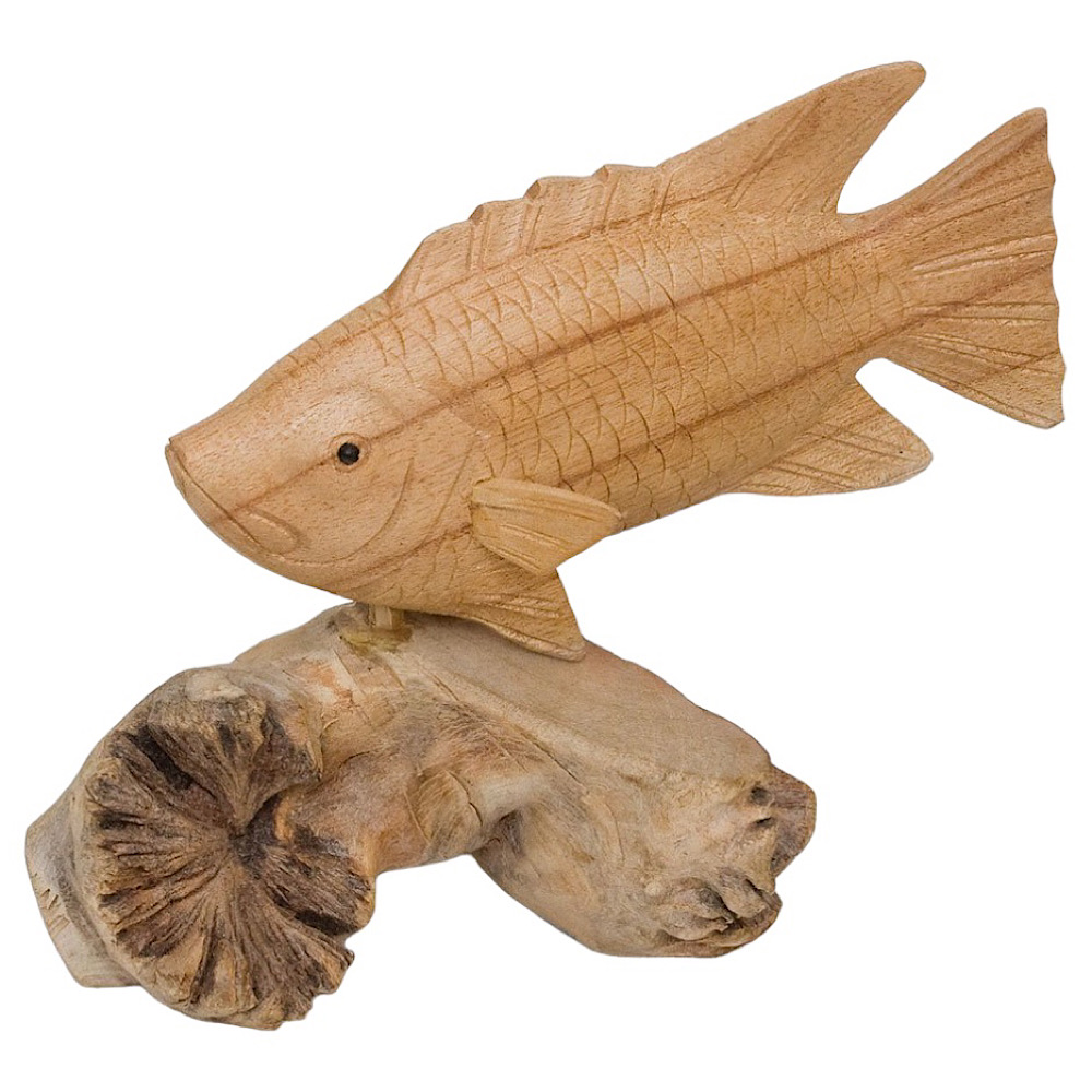 

Статуэтка из дерева рыба Animals of the World