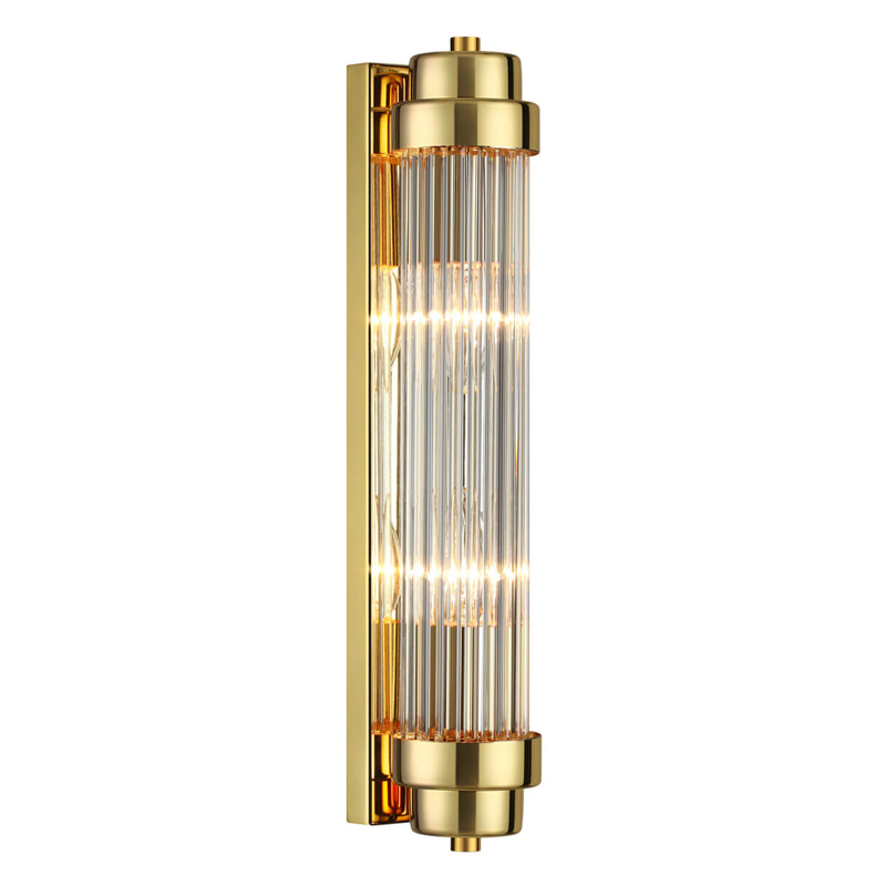  Dirck Glass TUBE Sconce Gold    | Loft Concept 