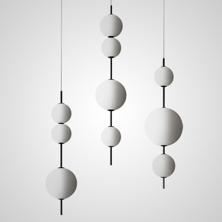   White beads Pendant     | Loft Concept 