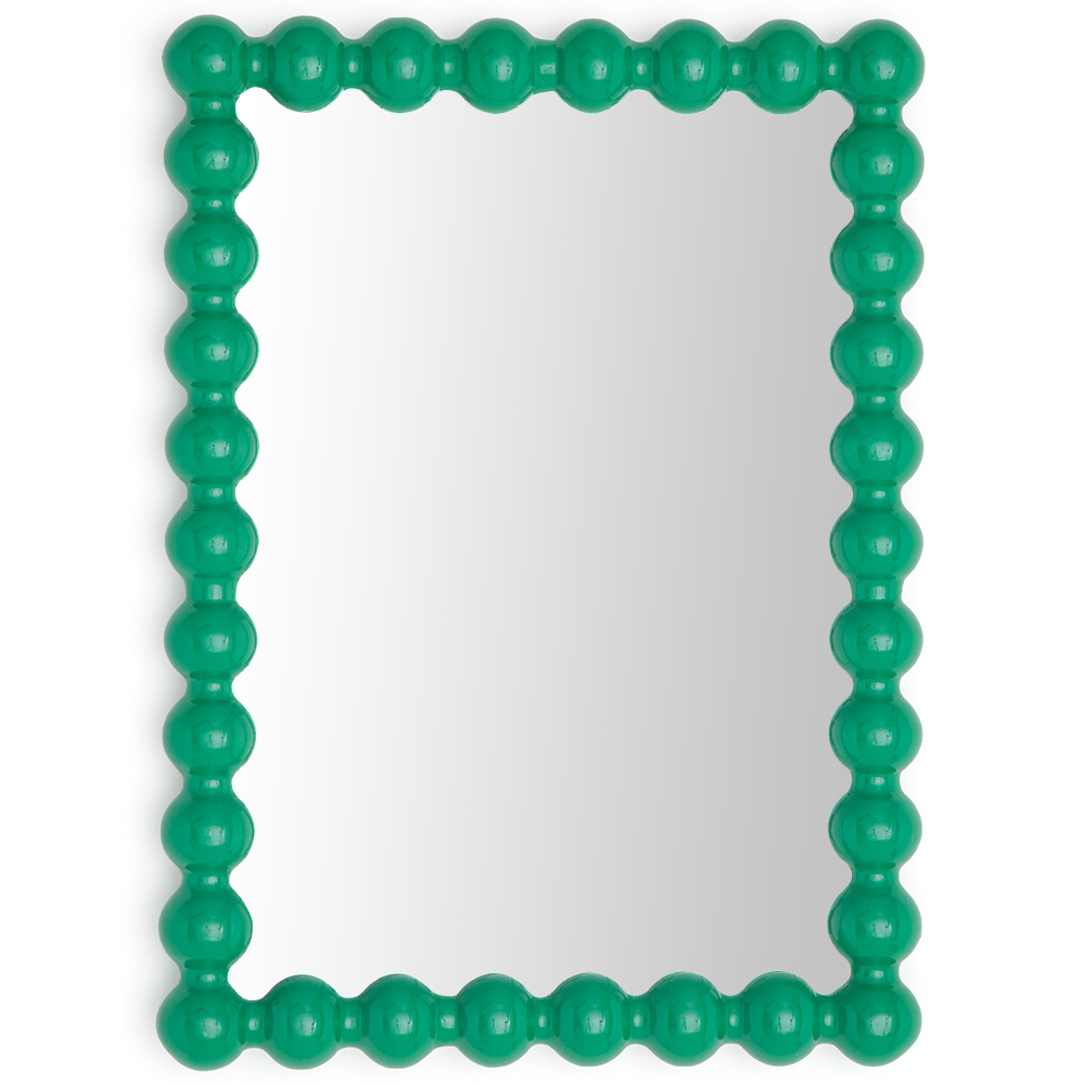 

Настенное зеркало в зеленой раме Nya Green Mirror