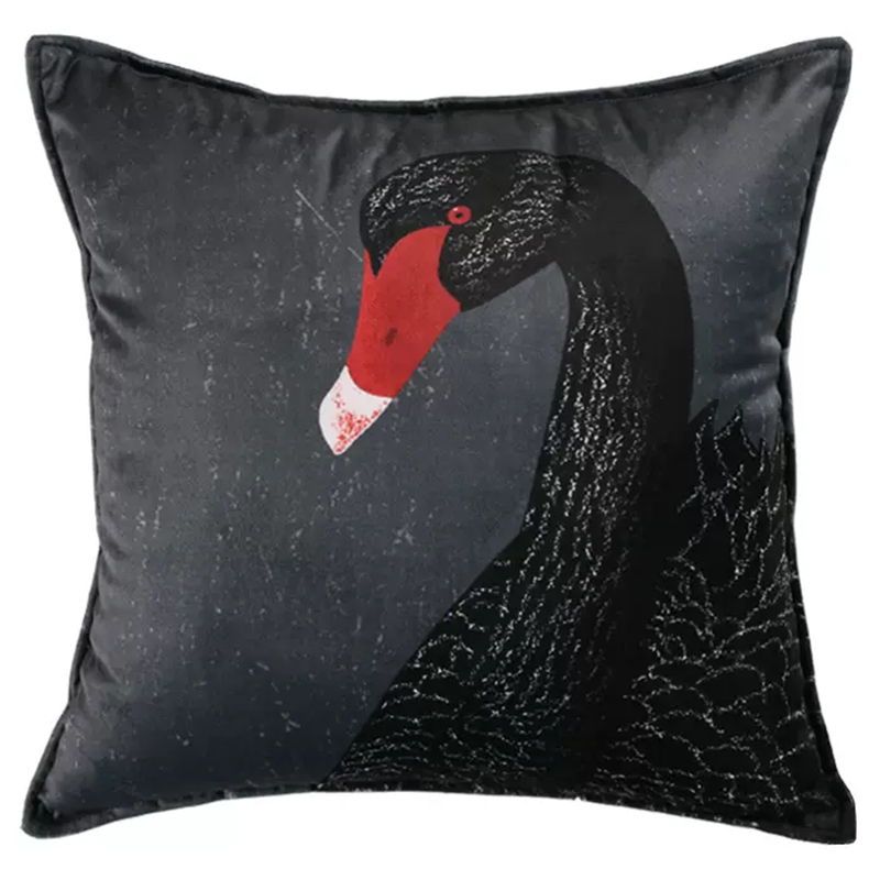 Декоративная подушка Black Swan II Cushion Черная