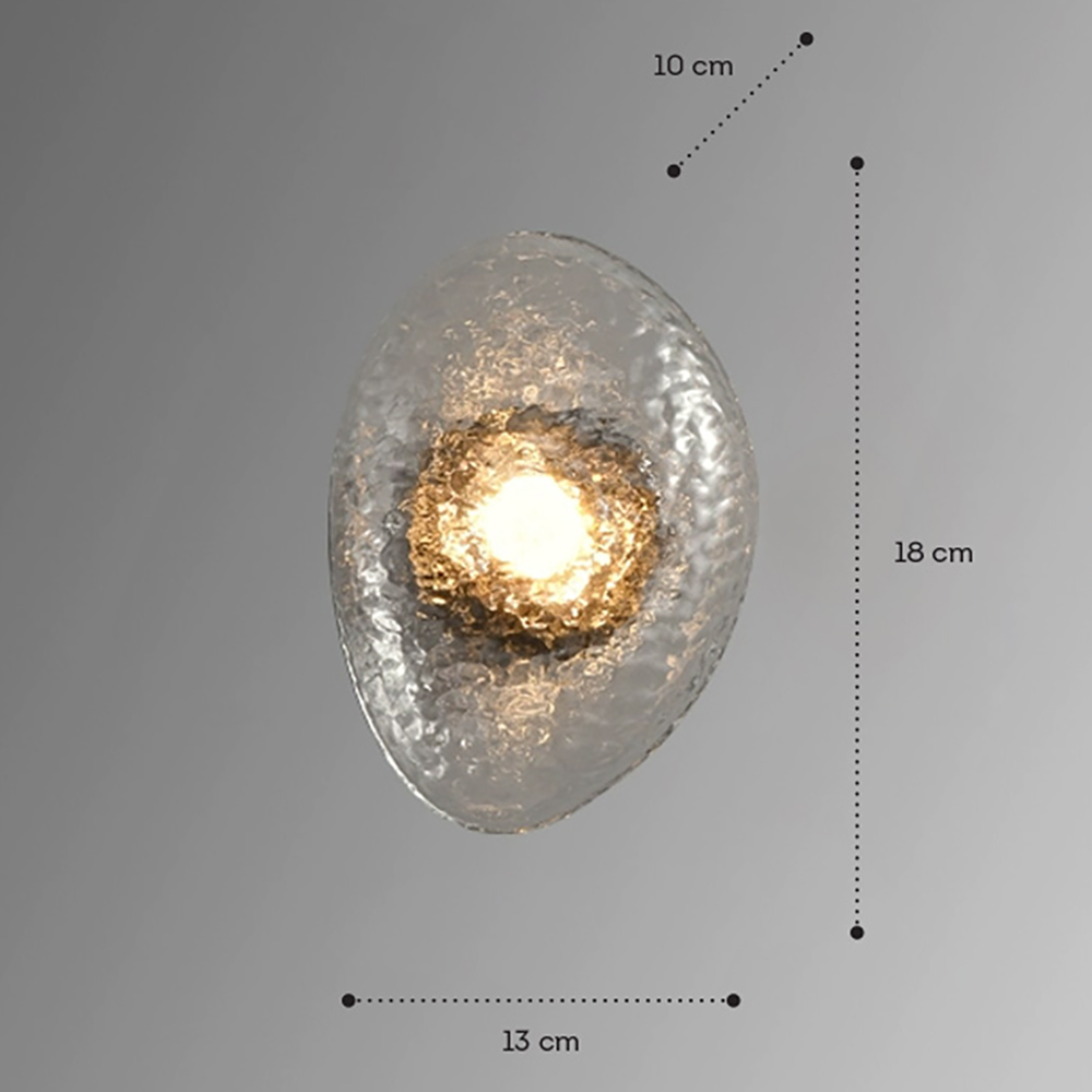 Бра LINDIS FROST LONG WALL 1 лампа Прозрачное стекло в Москве