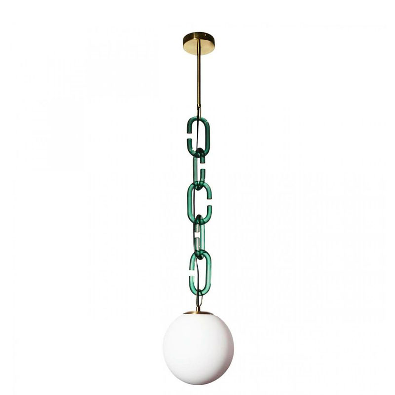 

Подвесной светильник с декоративной цепью Brooklyn Studio Green short