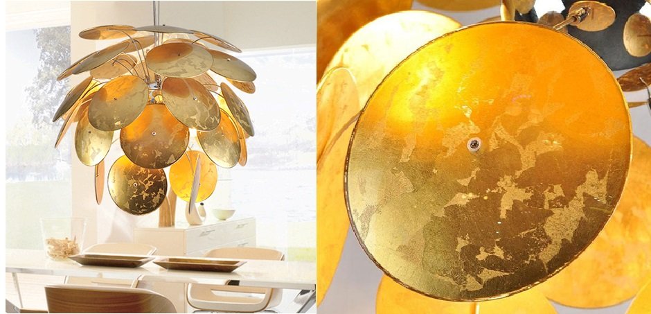 Люстра Discoco Gold Leaf - Loft-Concept в Москве