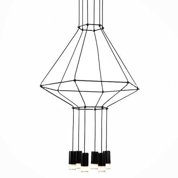 Vibia Wireflow Chandelier 0307 LED Suspension lam     | Loft Concept 