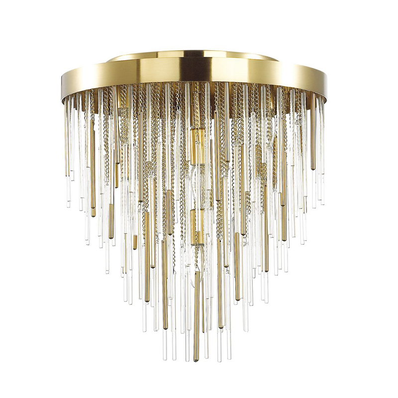 

Потолочный светильник Luxury Gold & Glass Stripes