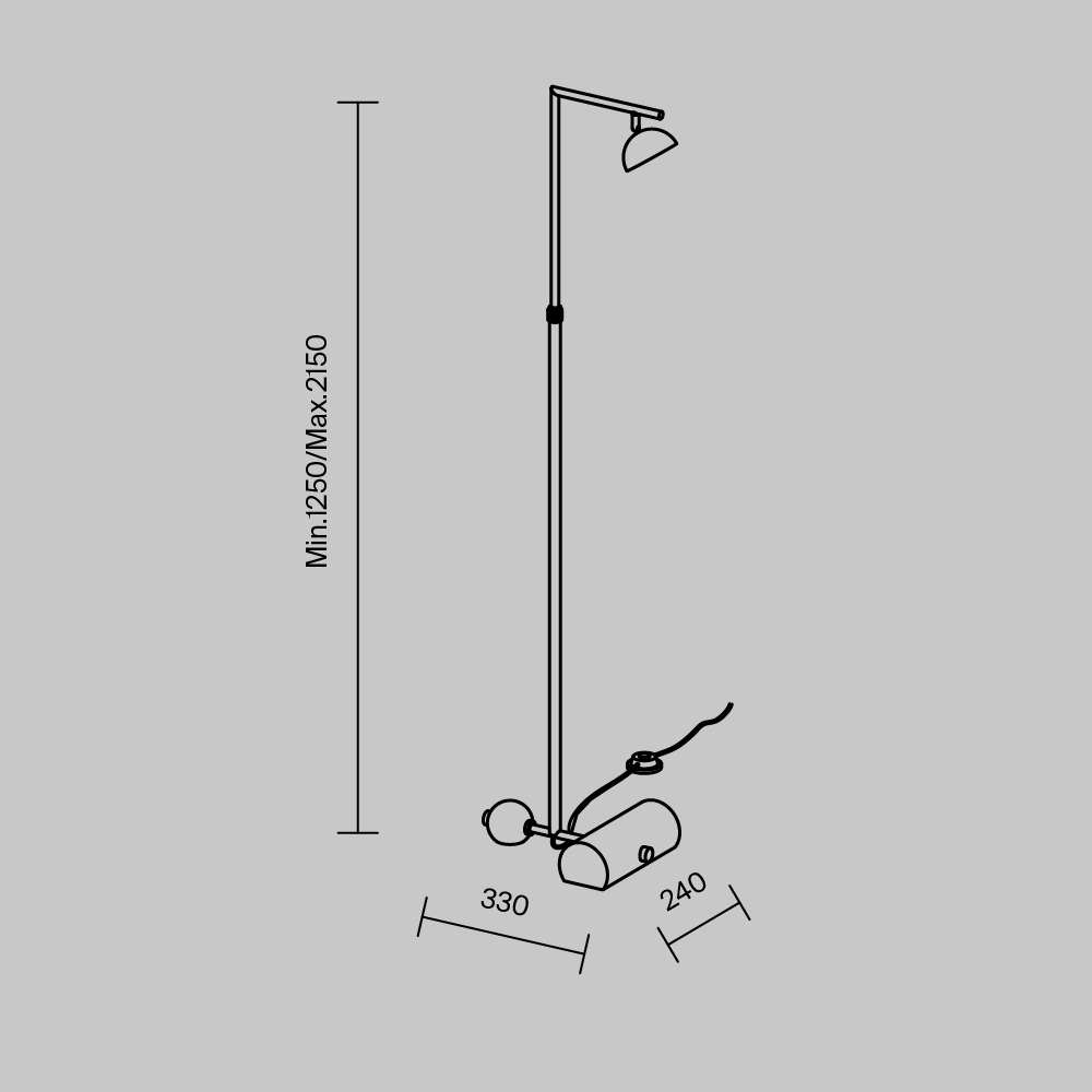 Напольный светильник Pikant 3000К 13Вт в Москве