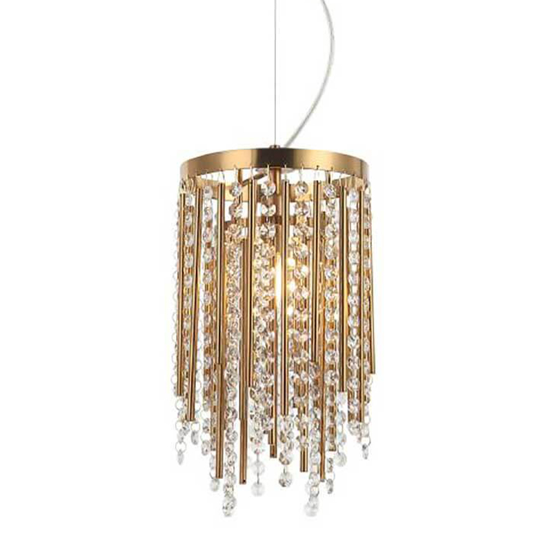   Crystal Wind Chimes Bronze Hanging Lamp     | Loft Concept 