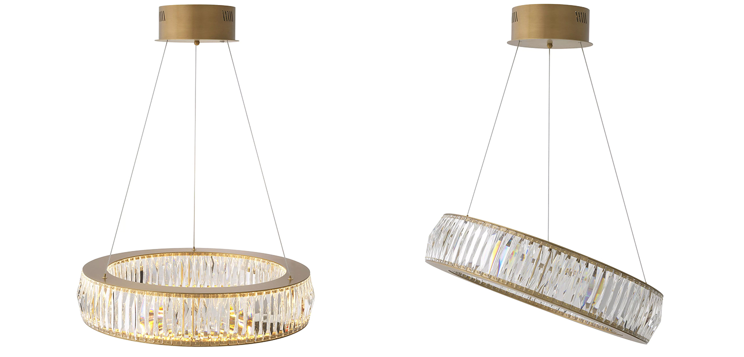 Люстра Eichholtz Chandelier Vancouver S Brass - фото №1