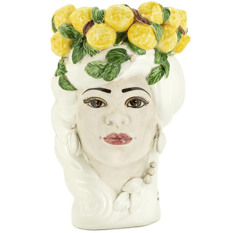  Vase Lemon Head Lady White      | Loft Concept 