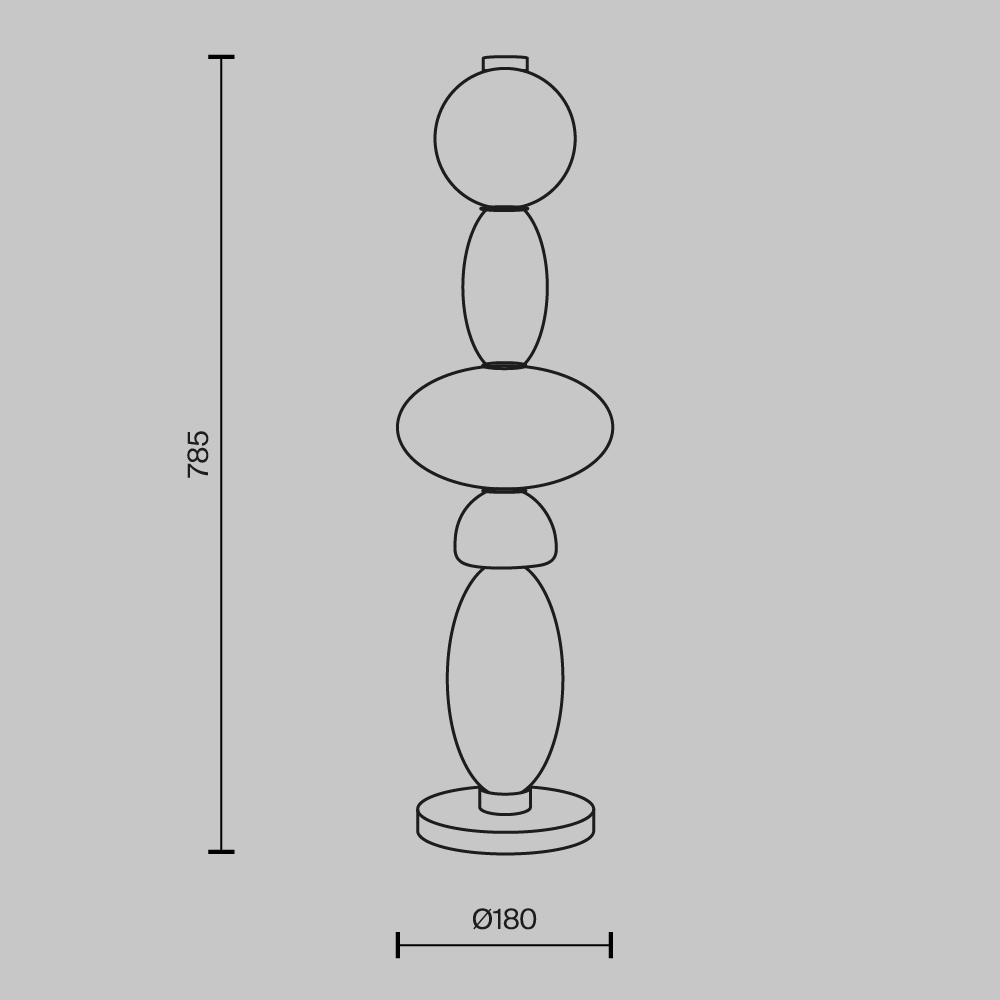 Настольный светильник Adore 3000К 23Вт в Москве