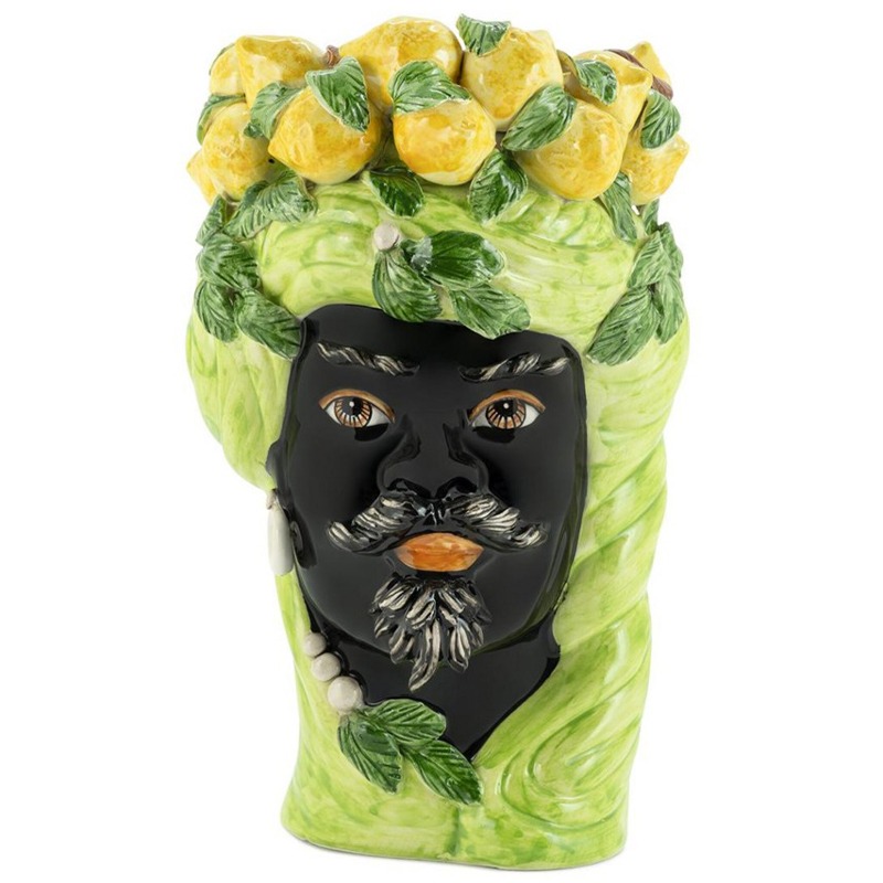 Vase Lemon Head Man Lime      | Loft Concept 