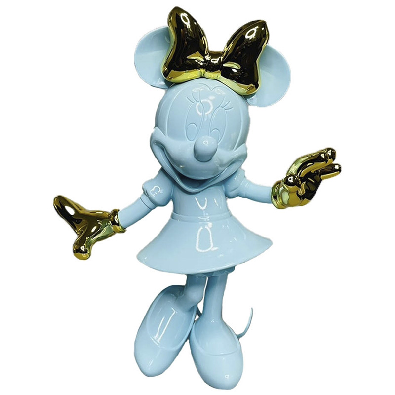 Статуэтка Минни Маус голубого цвета Minnie Mouse Blue Figurine  Голубой в Москве | Loft Concept 