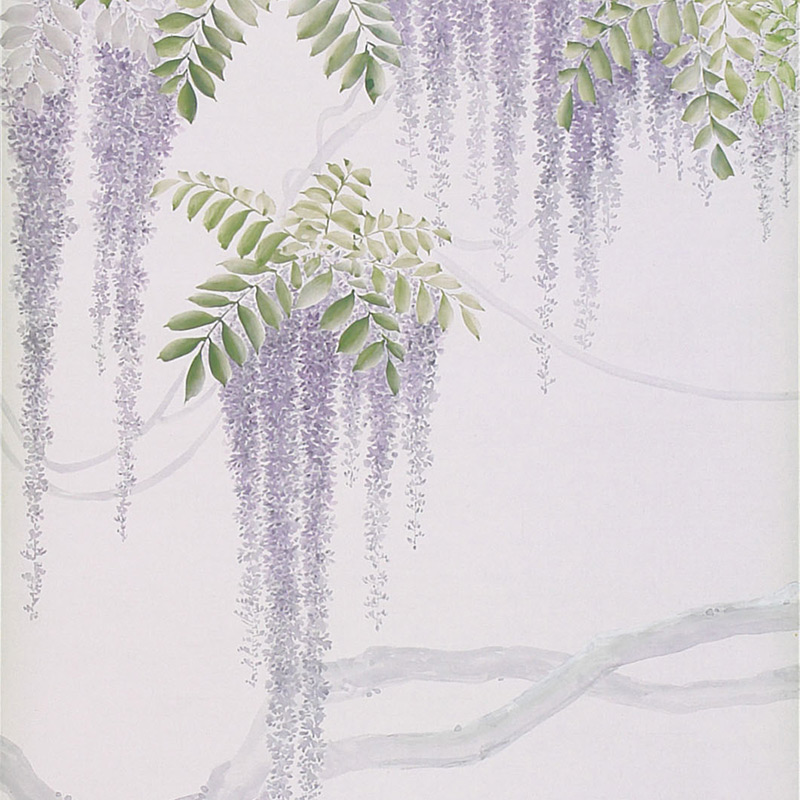     Wisteria Lavender on Lilac Mica metallic Xuan paper    | Loft Concept 