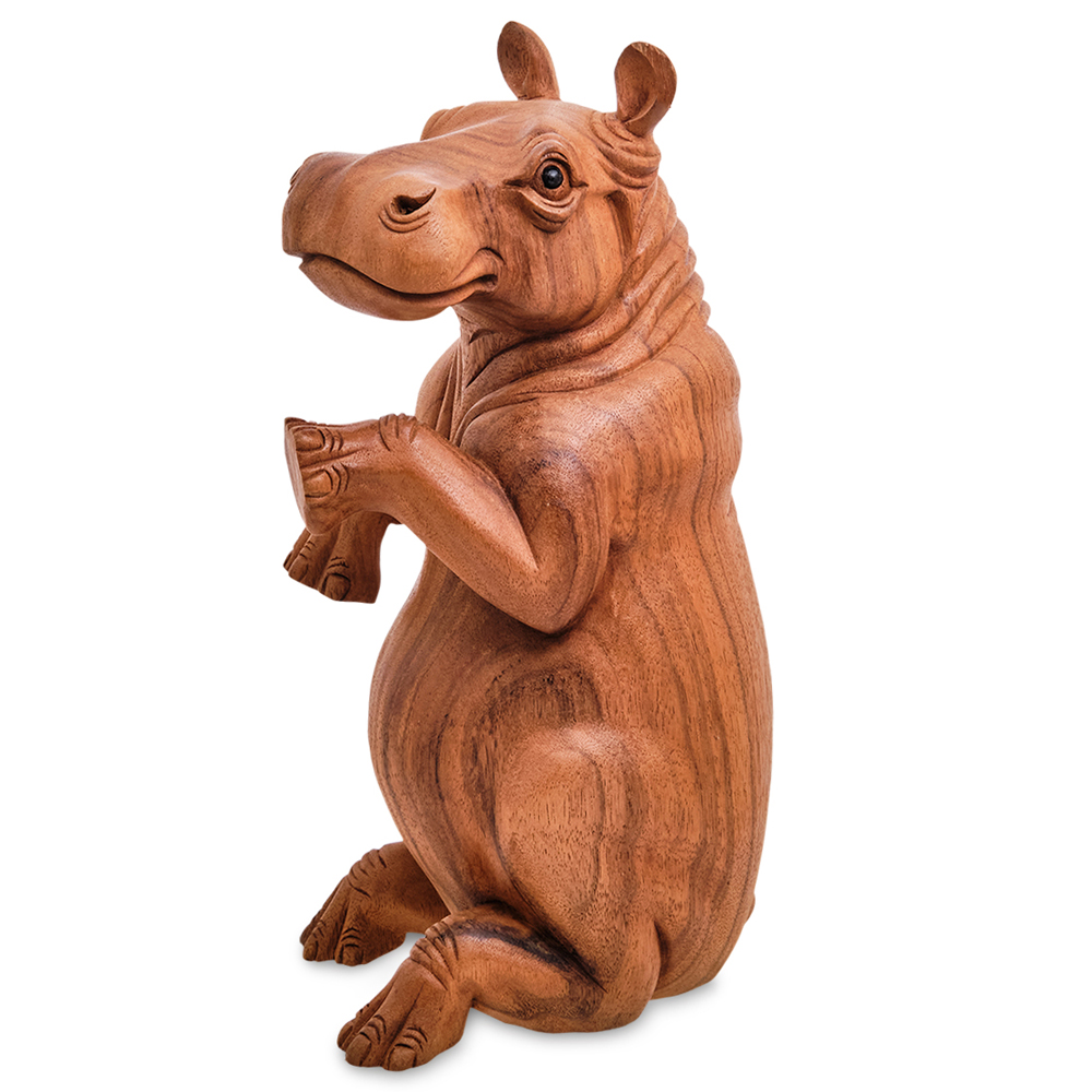 

Статуэтка деревянная в виде бегемота Hippopotamus of the World
