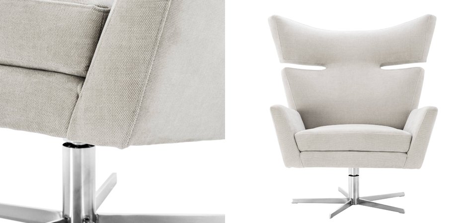 Кресло Eichholtz Swivel Chair Eduardo - фото №1
