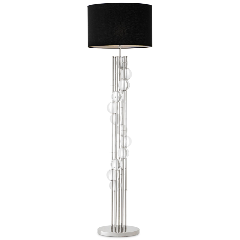 Eichholtz Floor Lamp Lorenzo Nickel & black      | Loft Concept 