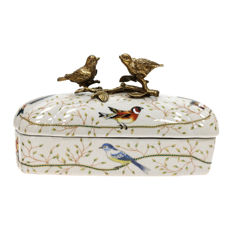 Bronze and Color Birds Box     | Loft Concept 