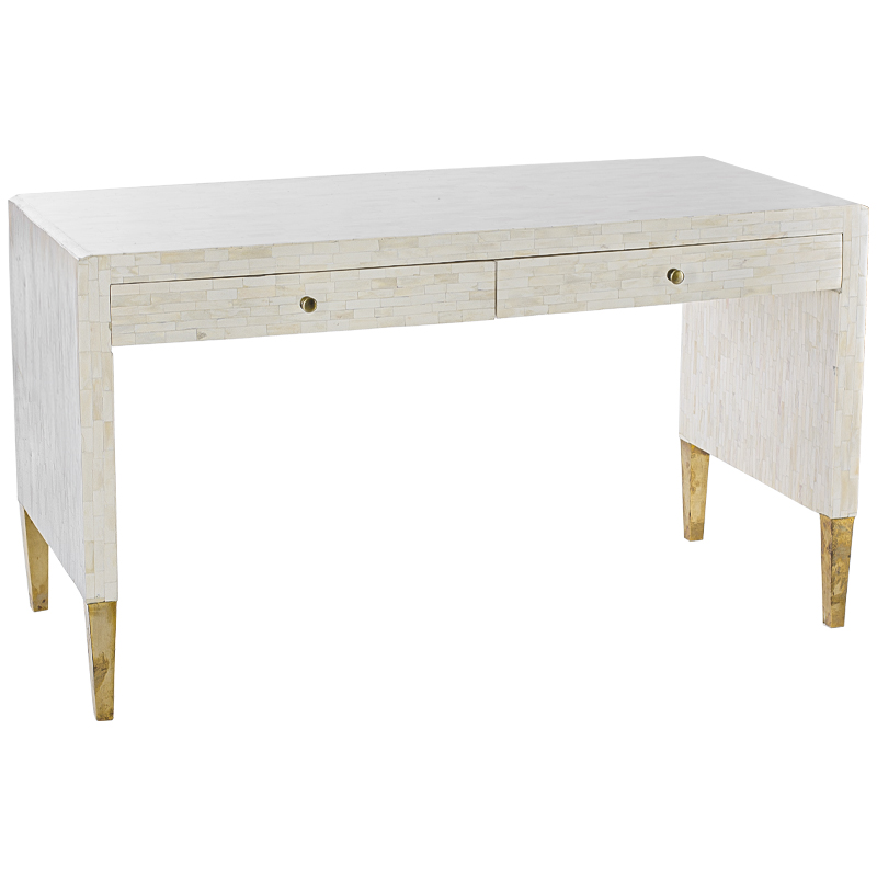   Bone Inlay Two Drawer Table      | Loft Concept 
