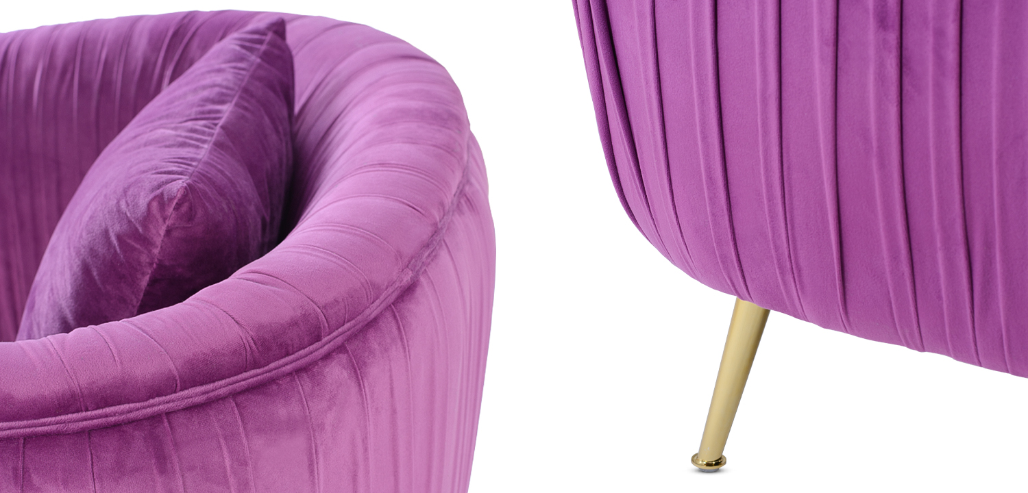 Кресло SOUFFLE CHAIR purple - фото