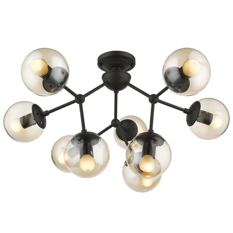   Ceiling Lamp Modo 9 black     | Loft Concept 