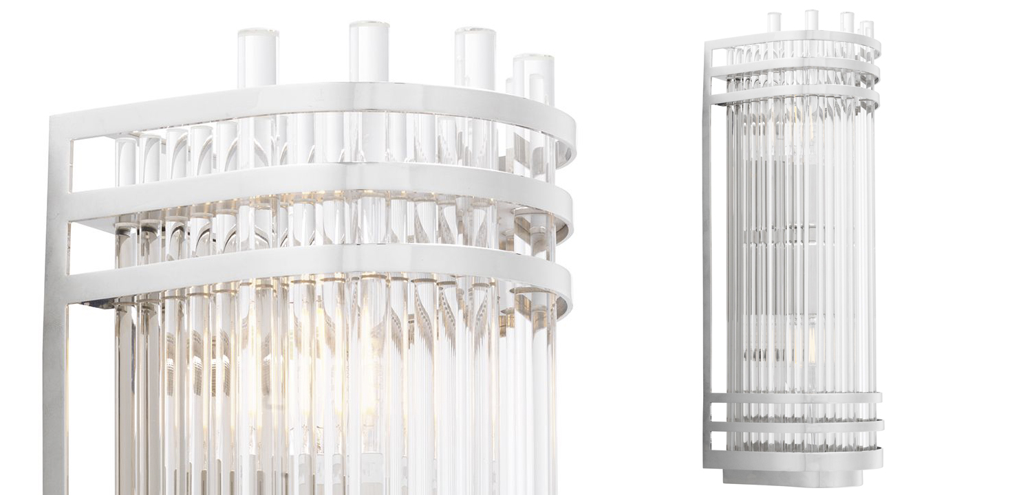 Бра Eichholtz Wall Lamp Gulf S Nickel - фото