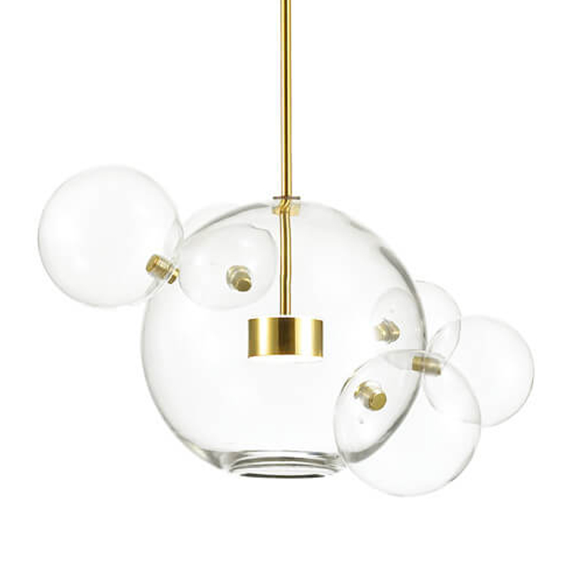   Transparent Bubble Pendant Gold 5      | Loft Concept 