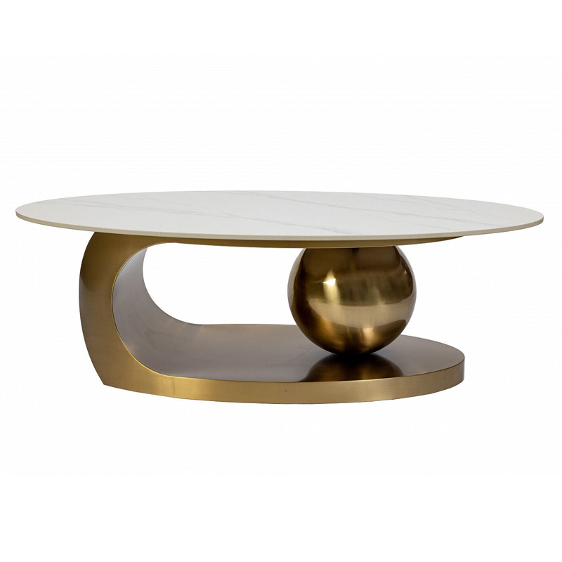 

Кофейный столик с металлическим подстольем Kronos